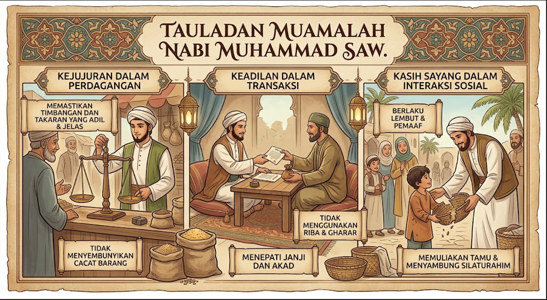 Memperingati Maulid Nabi Muhammad SAW: Meneladani Akhlak Rasulullah dalam Kehidupan dan Bermuamalah